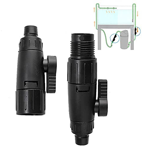 Válvula de Control para Manguera de Acuario, 12 mm, Conector de Liberación Rápida, Control de Flujo de Agua