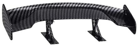 Lohill Universal Auto Mini Spoiler Wing, Auto Heckflügel, Mini Schwanz Spoiler Flügel, ohne Perforation Fahrzeug Stabilität Schwanz Dekoration Carbon