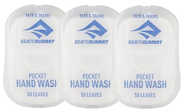 Sea to Summit Trek and Travel Pocket Hand Wash, 3-Pack