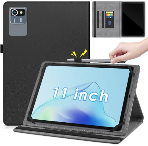 KATUMO Custodia Universale per 11-12 Pollici Tablet, Cover per GOODTEL G3/DOOGEE U10 U9 T30/SEBBE S22 S23/JUSYEA J10/TECLAST/JUSYEA J10/ZIOVO/DMOAO D11/Blackview/AOCWEI/UMIDIGI/HiGrace Tablet