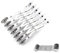 7 Wheel Pastry Cutter Stainless Steel Pizza Slicer, Adjustable Multi-Round Dough Divider Roller for Bread and Cakes