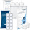 Wessper 3x Wasserfilter ersatz von TZ700D3, 467873, 575491, TCZ7003 TCZ-7003 TCZ7033 für Kaffeevollautomaten | Kompatibel mit Siemens EQ 6,9, TI305206RW, Reinigungs-Entfettungs, Entkalkungstabletten