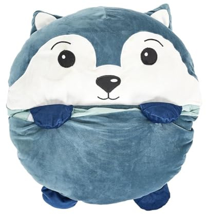 Paris Prix Sac de Couchage Convertible Loup 50x130cm Bleu