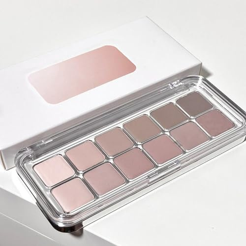 Pink Eyeshadow Palette, Nude Eye Shadow Pallets, Pink Brown Matte Smokey Natural Eyeshadow Makeup Palettes, Long Lasting Highly Pigmented Fine Powder Eye Make-Up Gift for Women Girls