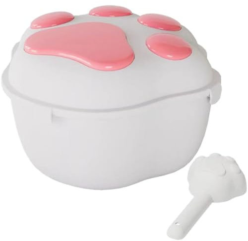 Glixoft Pet Food Container Cat with Measuring Cup Food Box Dog Food Bin Dry Food Storage Supplies for Dog Cat Bird Fish Food