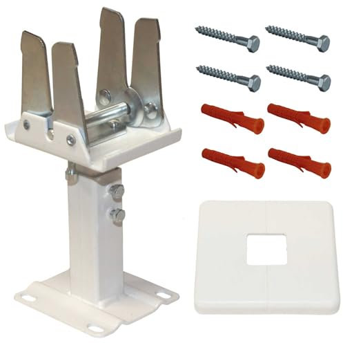 Jabema Console pour radiateurs plats, distance entre les plaques chauffantes 88 mm, pieds, support de radiateur, fixation de suspension, console