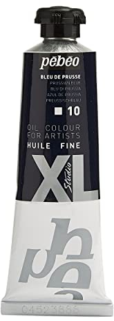 Pébéo - Feines Öl XL 37 ML - Ölgemälde - Ideal für Anfänger oder Profis - Fine Art Malerei - Feine Qualität - Pébéo Ölgemälde - Preußisch Blau - 37 ml