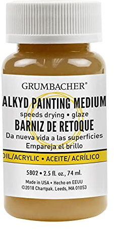 Grumbacher Alkyd Painting Medium 2-1/2 Jar, #5802