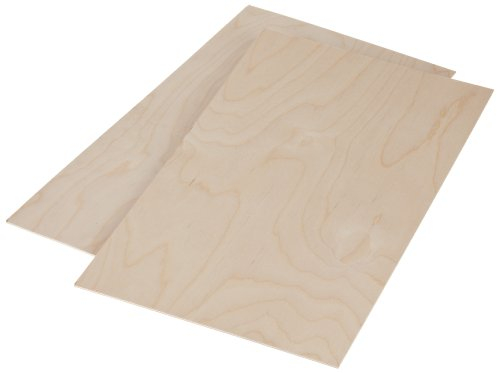 Pebaro 335-2 2 Laubsägeplatten, 3mm Sperrholz 30 x 50 cm, natur, unbedruckt, zum Aussägen mit Laubsägebogen, Laubsägen, Basteln mit Holz, Zubehör Laubsägearbeiten
