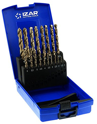 IZAR Bohrkassette, 1 Stück, 1-10x0,5 Kobalt