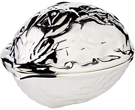 Edzard scaccianoci Noce, Argento Placcato,antiossidante, Lunghezza 12 cm