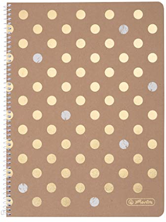 Herlitz Collegeblock Pure Glam A4, kariert, 160 Seiten