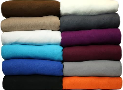 NatureMark Winter Thermo Fleece Spannbettlaken, Spannbetttuch in vielen Farben und Größen Winter Bettlaken, Spannbettlaken 200 x 220 cm - Bordeaux rot