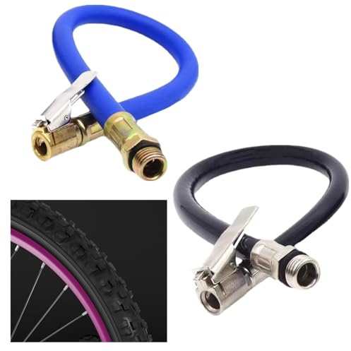 2 pezzi tubo pompa aria,12.5 mm tubo gonfiatore auto,tubo pompa aria,Tubo di Gonfiaggio Pneumatici,pompe d'aria,adattatore tubo gonfiatore pneumatici,Adatto a tutti i pneumatici con valvole standard.