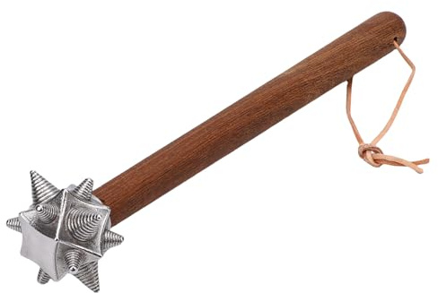 YDuupxe Martello a Sfera Appuntito in Acciaio Inossidabile con Manico in Legno, Martello Decorativo Multifunzionale da 29,1 Once per Forgiatura di Costruzioni di Campeggio all'aperto per Auto