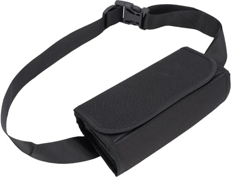 Yctze Euro Holder Fanny Pack, Sac Banane avec Ceinture, Organisateur de Rangement Portable avec Fermeture Sécurisée, Idéal pour Serveuse, Serveur, Collectionneur, Voyage et Shopping