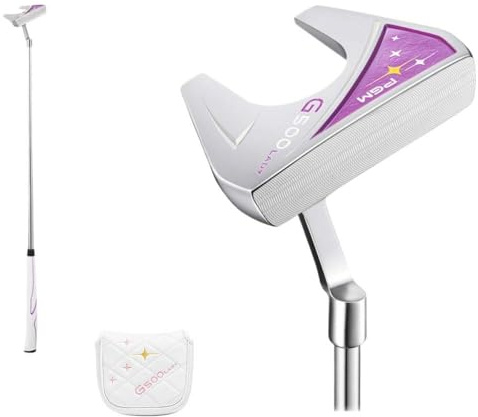 Golfklubba putter högerhänt dam golfare G500 golfklubba putter enkel stabil låg tyngdpunkt golfstång med huvudskydd