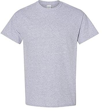 Gildan Heavy Cotton T-Shirt – Short Sleeves, Men's, US X-Large,Sport Grey, XL