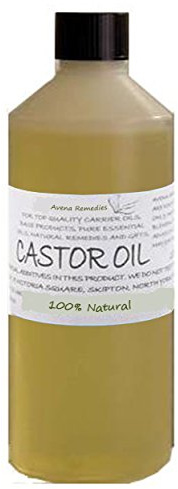 Castor Oil (Ricinus Communis): 100% Pure Natural Cold Pressed, ready to apply oil 250ml by Avena Remedies