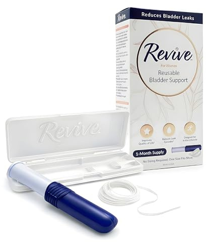 Revive Bladder Support Pessary for Women | Reusable Vaginal Device for Stress Incontinence & Leak Control | Comfortable Alternative to Pads & Liners | Womens Health Support | 1 Pack, One Month Supply