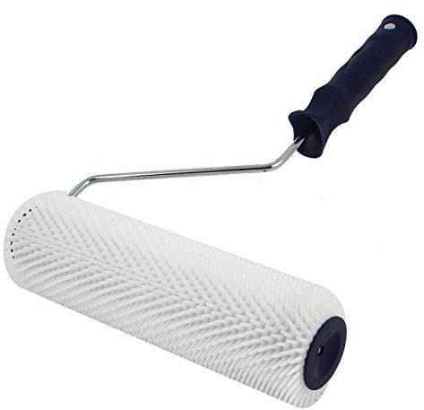 Paint Roller, Professional Self Leveling Defoaming Spike Roller Cement Spiked Roller Bubble Remove Used for Self-leveling Cement Construction(size:22.5cm)