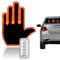 YREYBN Car Finger Light, Road Mate Hand Signal with Remote Control, Funny Gesture Light for Car Back Window