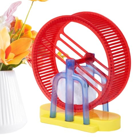 Animali elettronici, giocattolo elettronico per animali domestici, criceti, modello di criceto, con supporto e ruota interattiva, per gatti e bambini, tavolo da gioco a casa, attività indoor