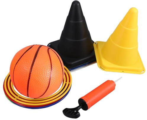 WHAMVOX Plastic Toss Ring Game Set for Outdoor Indoor Family Fun Party Tossing to Hand-eye Coordination and Concentration Lightweight Interactive Ring Throwing Game
