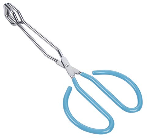 MSY BIGSUNNY Pinze da cucina a forbici in acciaio inox da cucina, blu, 25,4 CM