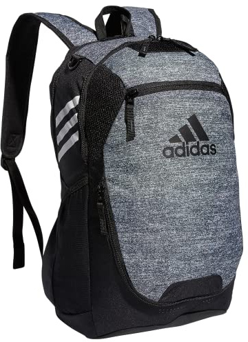 adidas Stadium Team Sports Backpack for Men and Women (36l) Durable Athletic Laptop Bag, Jersey Onix Grey/3.0, One Size
