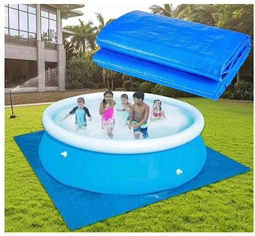 Telo Sotto Piscina Fuori Terra. Tappeto Piscina Fuori Terra Per Giardino. Tappeto Sotto Piscina Fuori Terra Rettangolare. Base Piscina Fuori Terra Per Protezione. (450x250 cm)