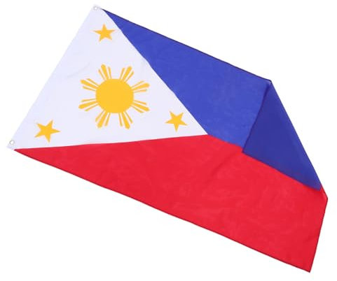 ibasenice Drapeau Philippin De Remplacement Pour Jardin Motif National Décoration Extérieure Drapeau De Bateau Usage Sportif