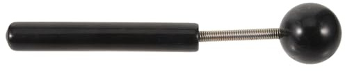 OUNONA Masajeador Corporal de Mano Negro Martillo de Bola de Resorte, Diseño Multifuncional y Modo de Masaje de Golpeteo para Cuello y Espalda
