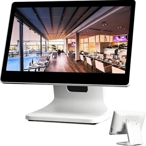 Caja registradora inteligente todo en uno con pantalla táctil, software POS i3, Windows 10, pantalla de 15,6 y personalizable, 4 GB de RAM, SSD de 64 GB, para supermercados y tiendas minoristas.