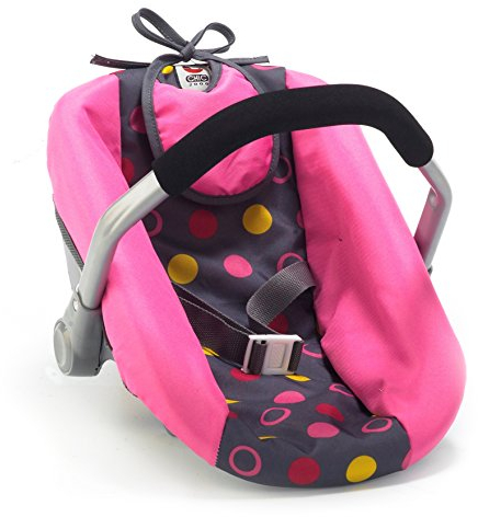 Bayer Chic 2000 708 24 Puppen-Autositz für Babypuppen, pink