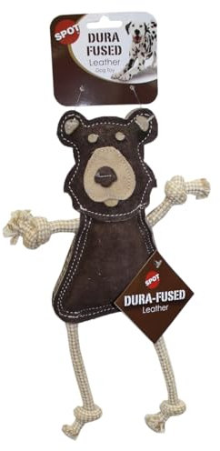 SPOT ethischen Pets dura-Fused Leder Sortiert Wald Tiere Hund Spielzeug, 35,6 cm