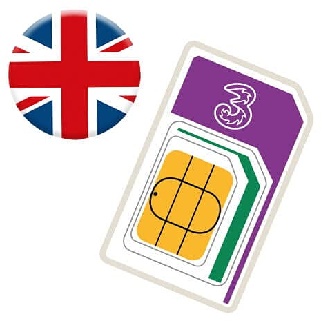 BeachSIM UK SIM Card válida Durante 30 días. 40 GB con número del Reino Unido. La Tarjeta SIM anónima Que Funciona en más de 70 países.