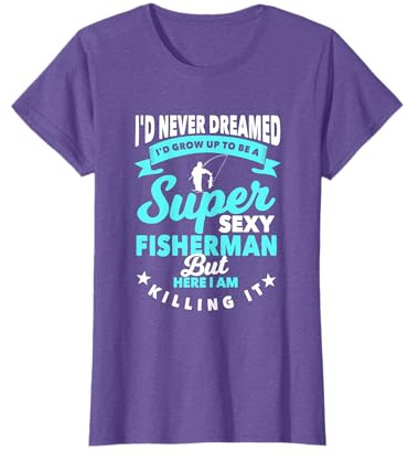 Fun fishing design with fishing rod T-Shirt