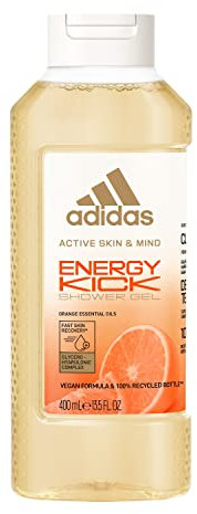 adidas Active Skin & Mind, Energy Kick Shower Gel, Docciaschiuma Donna, 400 ml