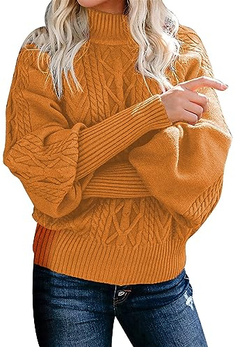 Stickad tröja damer polotröja varm: polotröja damer svart grovstickad tröja oversize flätmönster pullover vintage elegant damtröja långärmad vintertröja varm långärmad tröja