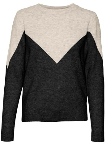 Vero Moda Maglione da Donna VMPLAZA, Betulla 2, S