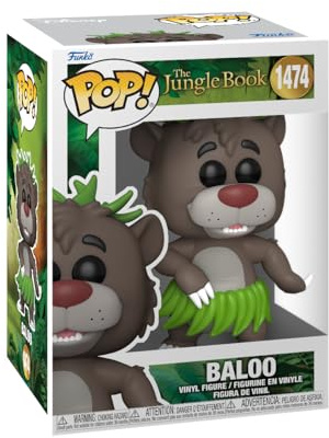 Funko Pop! Disney: TJB - Baloo Bear​ - Jungle Book - Collectable Vinyl Figure - Gift Idea - Official Merchandise - Toys for Kids & Adults - Movies Fans - Model Figure for Collectors and Display