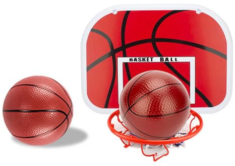 BDHI Mini basketring inomhus basketring för sovrum med boll och kompletta baskettillbehör för hem, kontor och vuxna rum (y246-1)