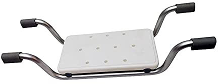 SINYUIF Silla de Ducha para bañera Taburete de Ducha suspendido Ligero Asiento Bandeja de bañera tractable Banco de baño Ayudas de Seguridad para el baño para Personas Mayores discapacitadas Ducha