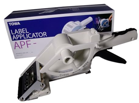 Etikettenspender TOWA APF-100 - der ideale Etikettenabroller für große runde und ovale Etiketten - Handetikettierer von HUTNER