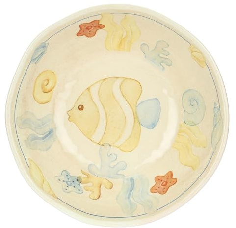 THUN, Insalatiera in Melammina, Linea Mare da Amare, Idea Regalo per la Cucina, Ø 28 cm