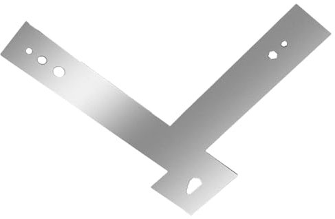 Spatule à s de Plâtre - Outils de Rebouchage | Spatule Truelle en Métal pour Finition Peinture Construction de Plâtre et Papier Peint