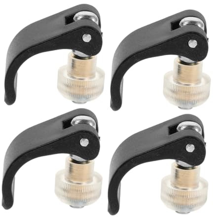 Mikinona 4 set Clip Blocco Bastoni Trekking Leggeri Accessori Bastoncini Passeggio per Escursionismo Campeggio e Alpinismo Facili da Installare e Compatti