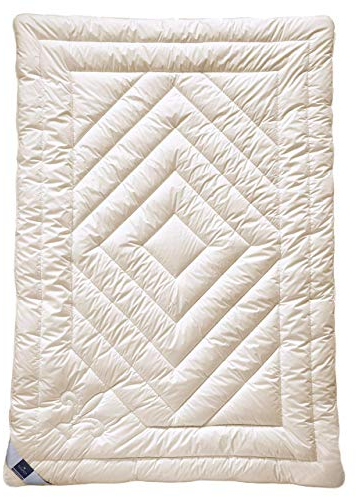 billerbeck Cashmere Bettdecke | Contessa | 155 x 200 cm | Naturdecke | Wärmestufe mittel | 100 % Cashmere