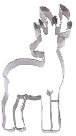 Staedter 076280 Reno Cortador de Galletas, Plata, 11 cm